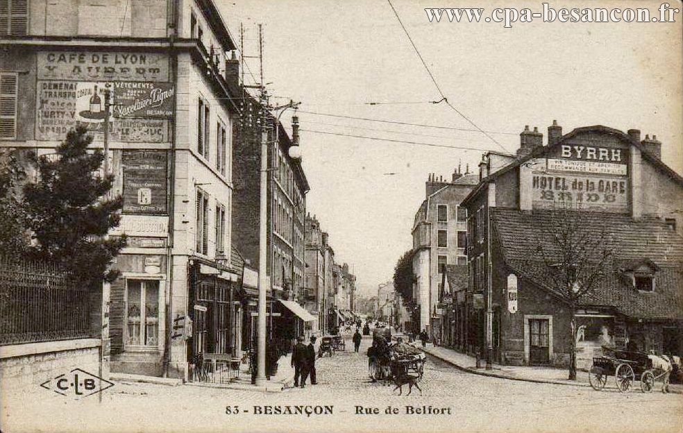 83 - BESANÇON - Rue de Belfort